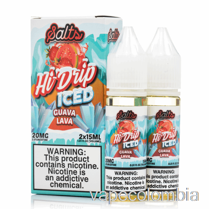 Vape Recargable Helado De Guayaba Lava - Sales Hi-goteo - 30ml 50mg